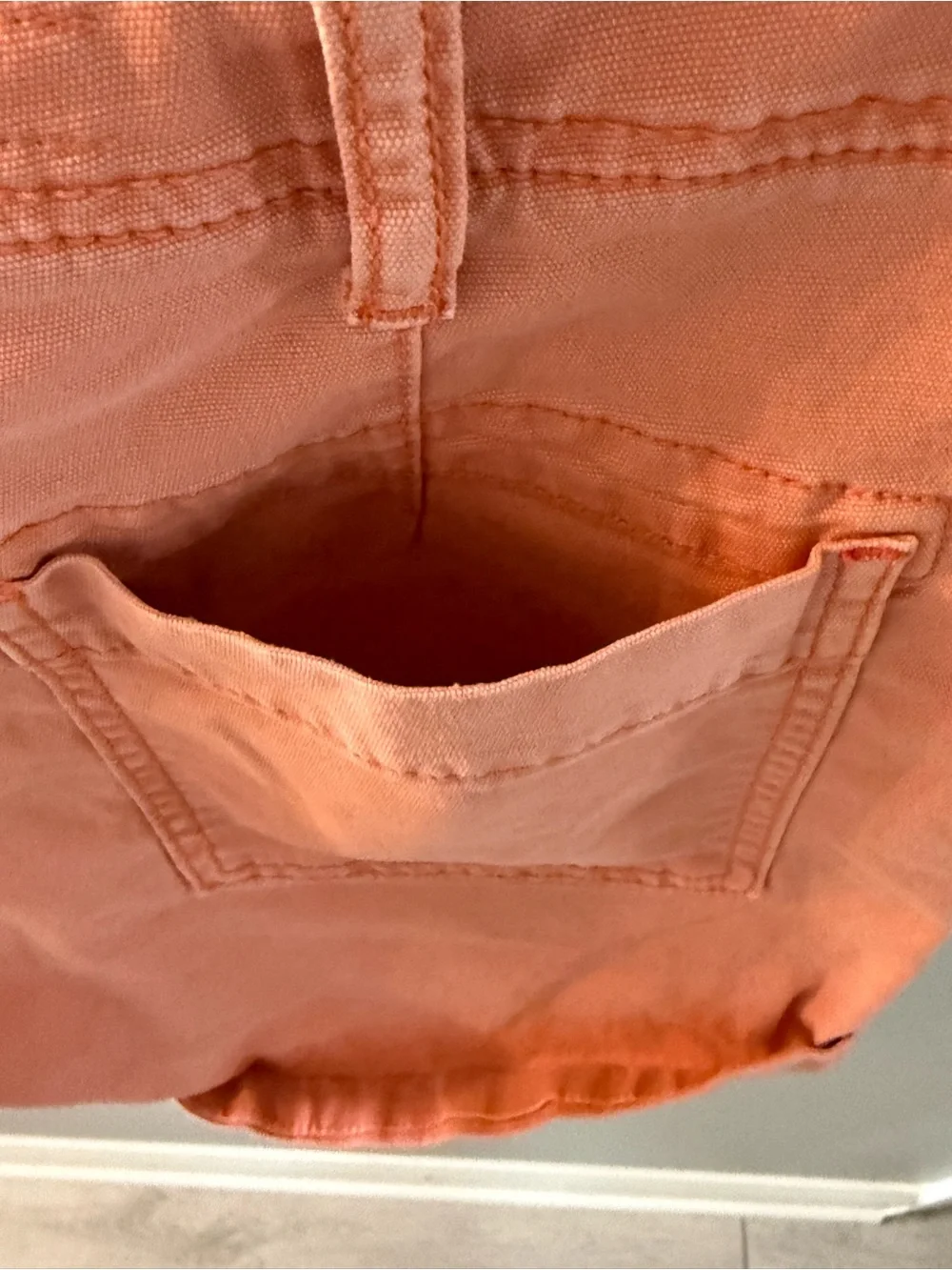 Pilcro Coral Button-Front Jean Shorts, 27” waist - Picture 7 of 9